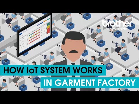 How IoT works in garment factory - Brother's IoT - NEXIO SYSTEM