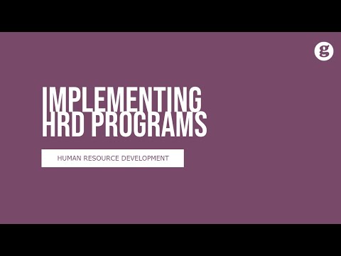 Introduction to Human Resource Development