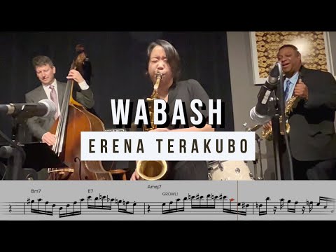 Erena Terakubo - "Wabash" (Live at the Jazz Forum) | Solo Transcription for Alto Sax