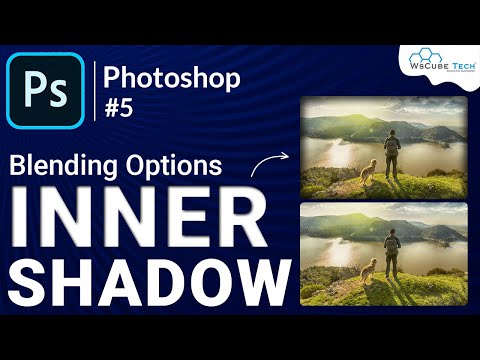 How to Add Use Inner Shadow Effect in Photoshop | Inner Shadow Photoshop Tutorial