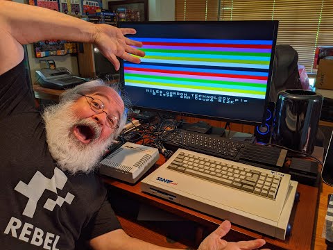 SAM Coupe First Boot - 8bit Retro Computer Fun - Miles Gordon Technology - Coupe' - MGT