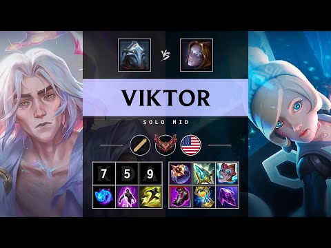 Viktor Mid vs Orianna - NA Grandmaster Patch 25.08