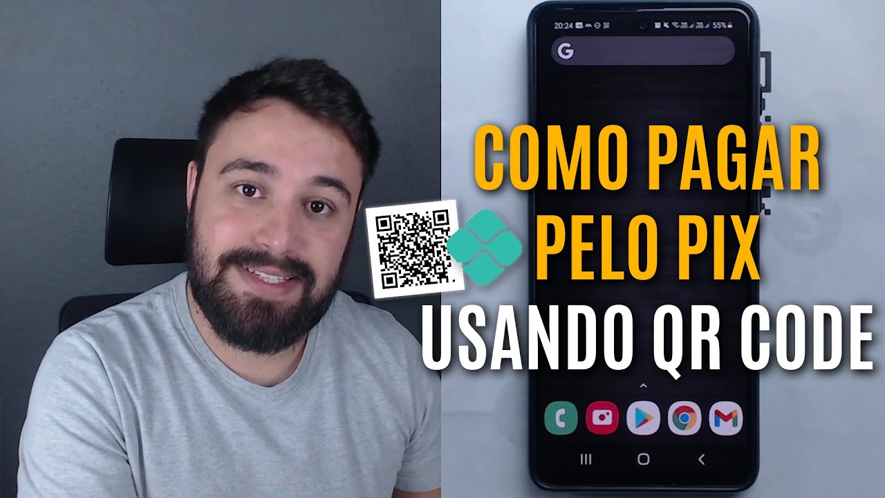 COMO PAGAR PELO PIX USANDO QR CODE 💵📲