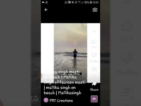 Recovered Video Mallika Singh Masti in Beach