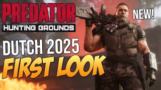 Predator Hunting Grounds FIRST LOOK DUTCH 2025 GAMEPLAY "NEW CLASS" HAMMERHEAD & DUTCH'S KNIFE COMBO