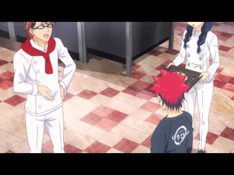 Souma Challenged Shinomiya - Shokugeki- Shokugeki no Soma Episode 10 [HD]