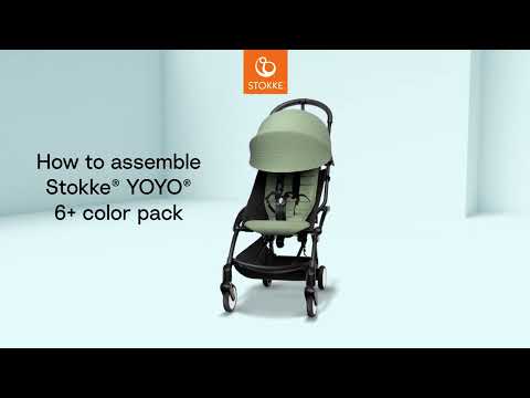 Stokke - Passeggino Yoyo3 Con Set Rivestimento 6+ Black  Telaio Black - Black