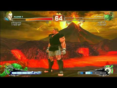 SSF4 Rank Match  pikagoma (AB)  vs  eba197x (BL)
