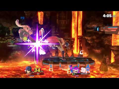Super Smash Ultimate Quick-play (Ike vs Inkling)