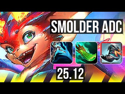SMOLDER & Leona vs JINX & Jarvan IV (ADC) | 13/3/11, Dominating | KR Master | 25.12