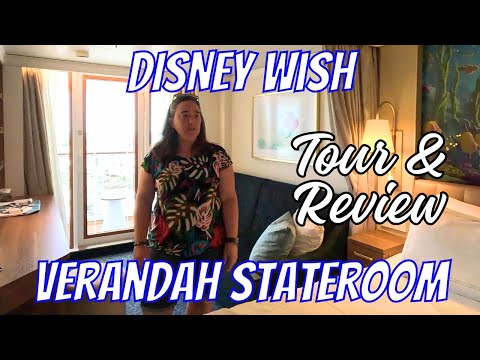Disney Wish Verandah Stateroom Tour And Review!
