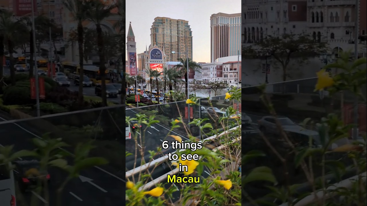 6 must-see places in #Macau 🇲🇴 From The Venetian to Taipa Village! 👉 Subscribe for more travel walks
