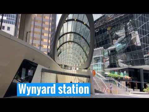 Walk around Wynyard train station | Sydney Australia 🇦🇺