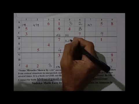 Sudoku- A tough Puzzle | English 32 | K S Rao | Implicit Reality