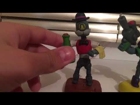 Обзор моих фигурок из пластилина из игры Brawl Stars