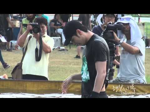 [FANCAM] 110915 KBS Dream Team Filming - Chansung (10)