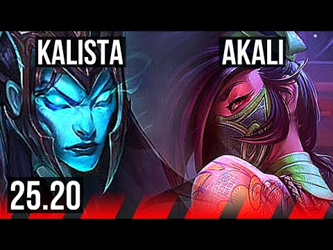 KALISTA vs AKALI (TOP) | KR Diamond | 25.20