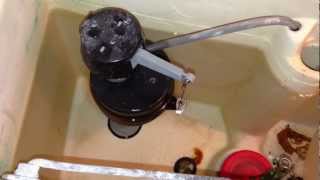 Adjusting toilet float to save $