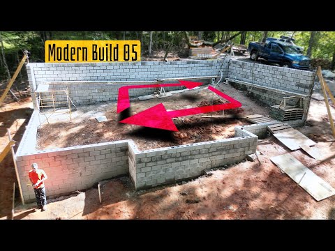 Modern Home Build | 05 | Building the Block Foundation