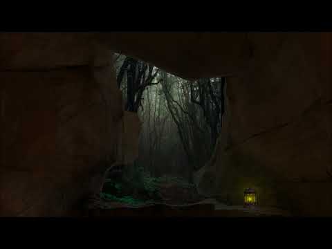 Cozy Cave in the Forest During a Storm - 2 hours Rain Sounds for Sleep, Study and Relaxation