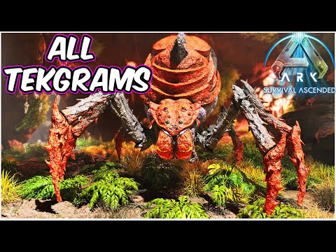 All TEKGRAMS From Ark Survival Ascended Bosses!