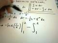 Integration by Parts - Definite Integral 