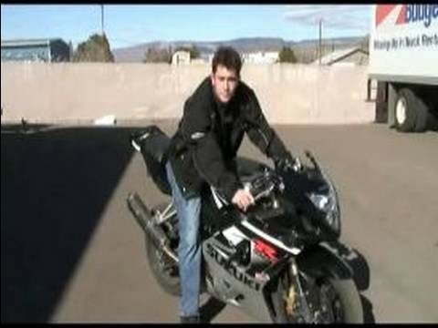 How To Do a Stoppie Motorcycle Stunt : Marking Road for Motorcycle Stoppie