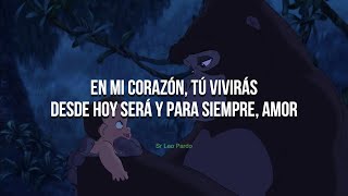 Tarzán - En Mi Corazón Vivirás (By: Phil Collins) (Letra)