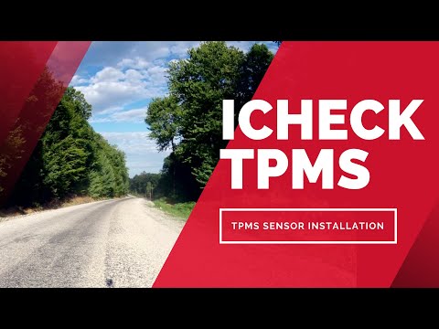 Demonstration of installing new iCheck TPMS external wheel sensor without needing rebalance | DYI