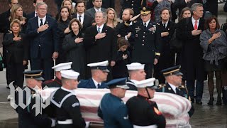 George H.W. Bush laid to rest in College Station, Texas