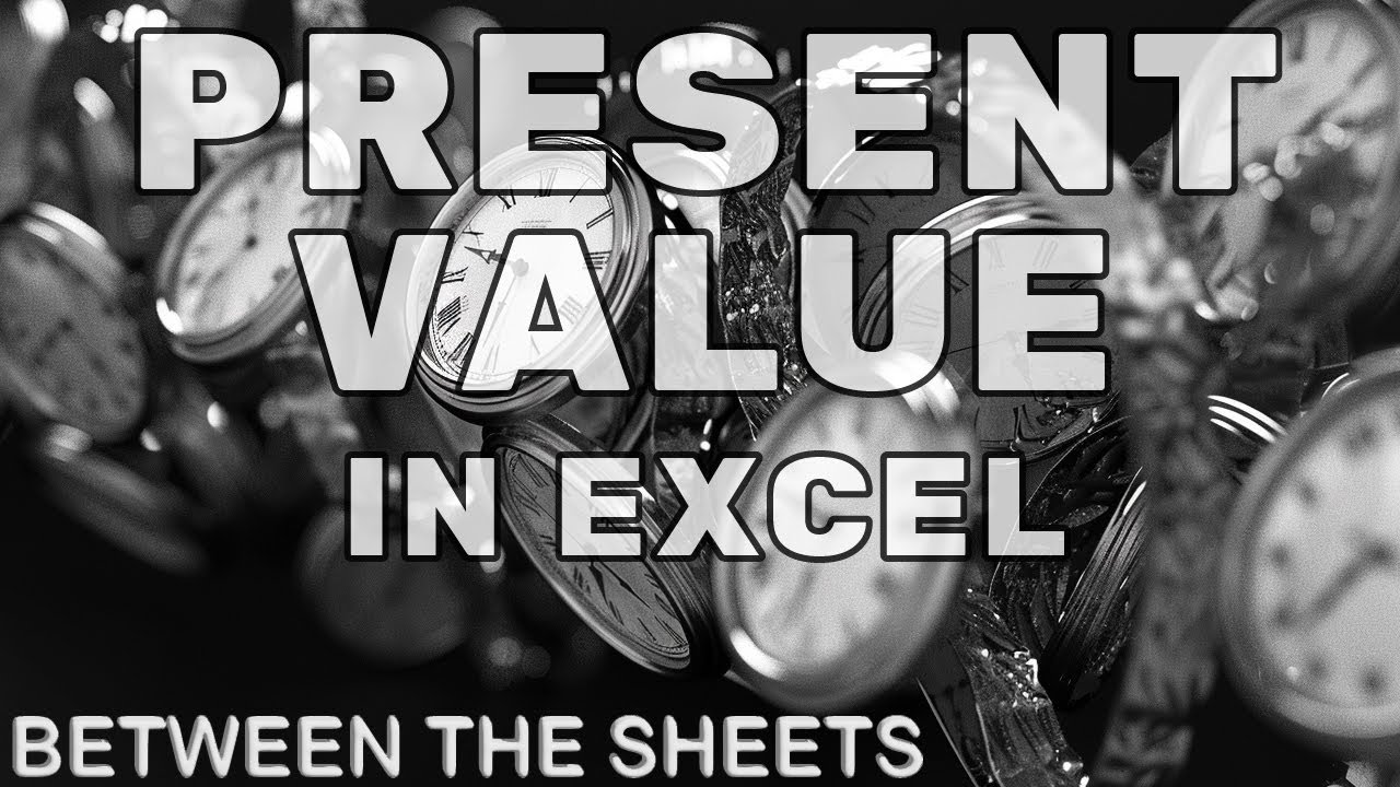 Present value in Excel