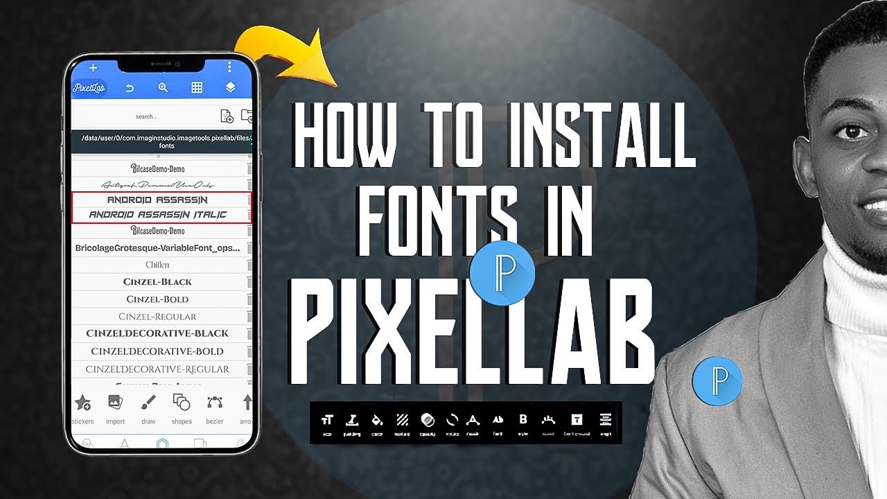 How to Install Fonts in PixelLab | Full Guide (Android - Easy steps!)