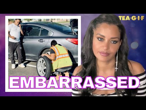 Man Embarrassed After Woman Is Sent To Change His Tire | TEA-G-I-F