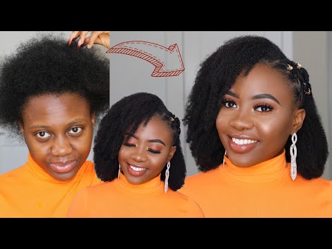 Easy Natural Hairstyle | Spicy Side Frohawk using Most...