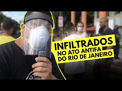 INFILTRADOS NO ATO ANTIFA DO RIO (07/06/20)