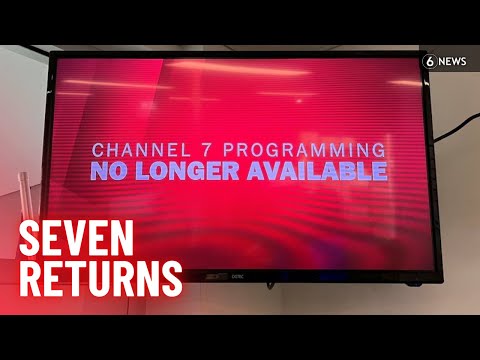Channel 7 BACK ON-AIR days after shutdown in parts of NSW and SA
