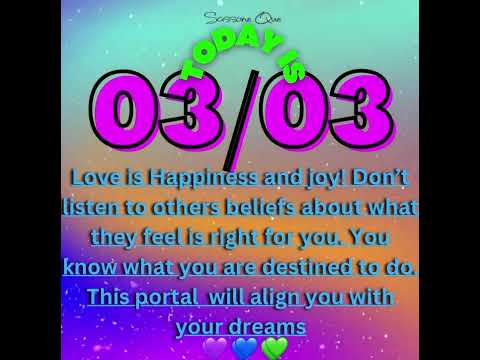 Today 03/03 Symbolic  Spiritual Daily Meaning #angelnumber #manifest #shorts #portal