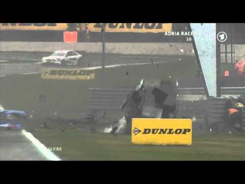 DTM Crash Adria Raceway Audi 2010