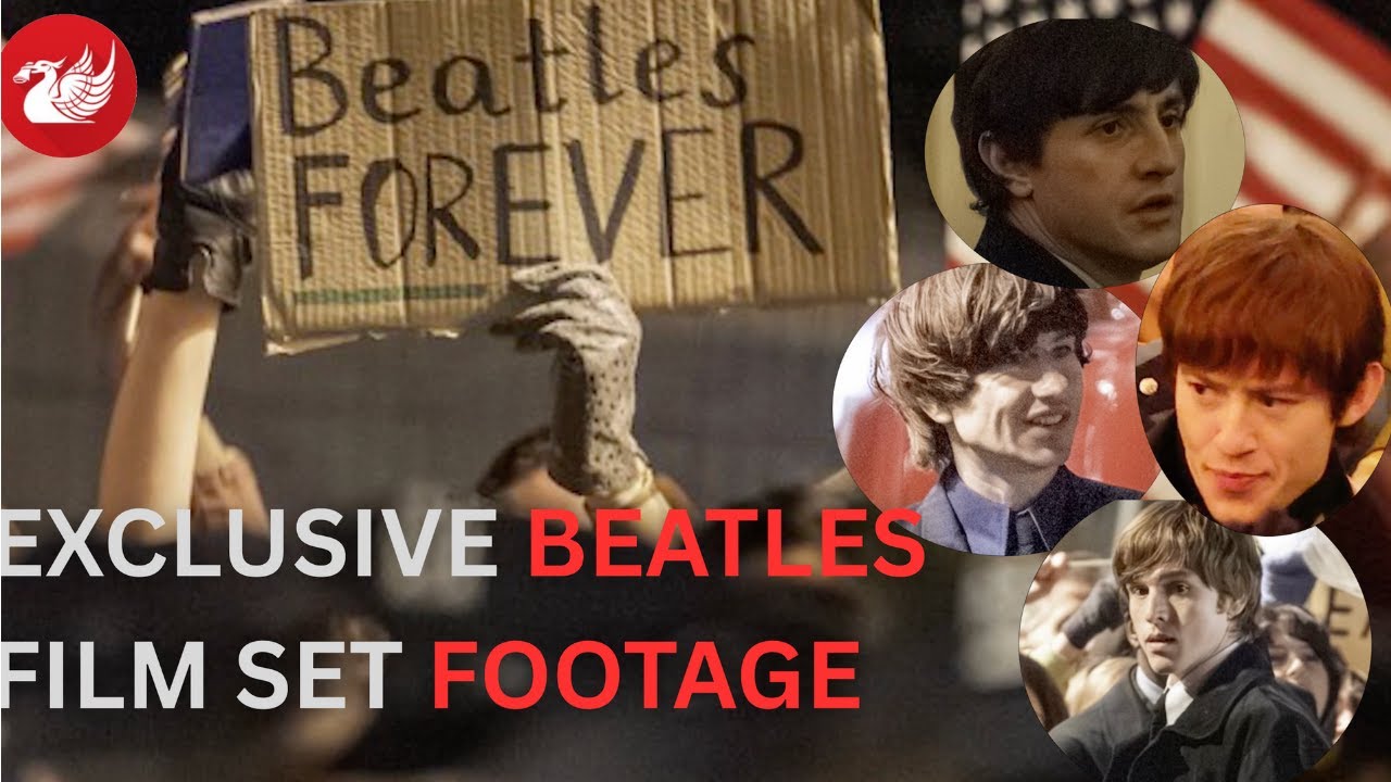 Exclusive footage: On the Set of the New Beatles Movie in London