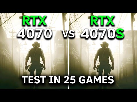 RTX 4070 vs RTX 4070 SUPER | Test In 25 Games at 1440p | 2024