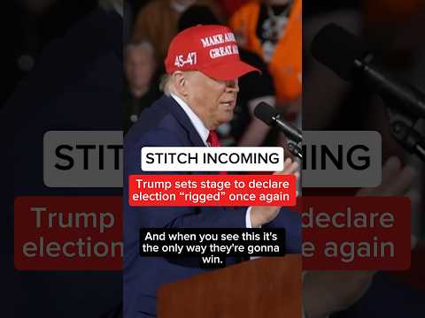 Trump sets stage to declare election 