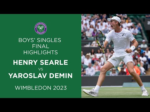 Henry Searle vs Yaroslav Demin: Boys' Singles Final Highlights | Wimbledon 2023