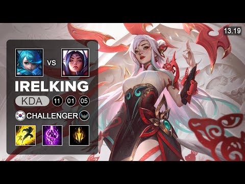 Irelking Irelia vs Gwen Top - KR Challenger - Patch 13.19 Season 13