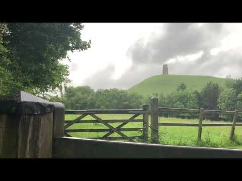 Gentle Rain Falling, Distant Thunder & Wind Blowing Through the Trees on a Wet Rainy Day in England