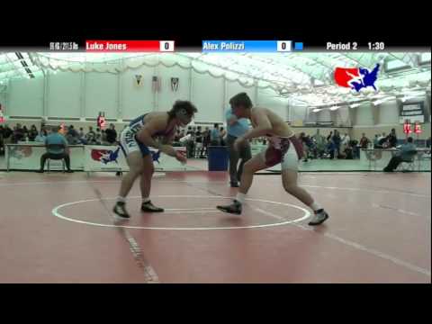 University Nat`ls FS  96 KG / 211.5 lbs: Luke Jones vs. Alex Polizzi