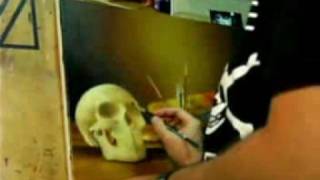 A work in progress-3° giornata natura morta con teschio