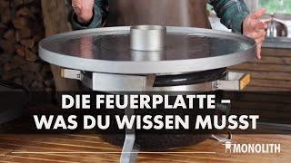 Feuerplatte von MONOLITH - Einbrennen, Grillen & Reinigen - Alles was du wissen musst!