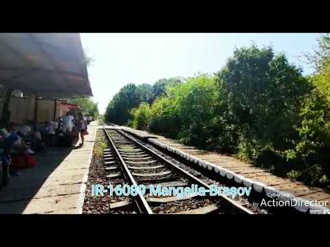 Trenul IR-16089 Mangalia - Brașov sosește în stația Neptun hc