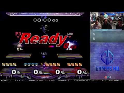 GHQ Weekly [11/8/15] - Grand Finals: Vro + Goldman Snacks vs. Markow + Thick Nickel