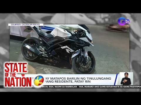 Nurse, patay matapos barilin ng tinulungang rider; isa pang residente, patay rin SONA